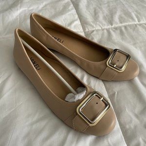 Nude Ballet Flats